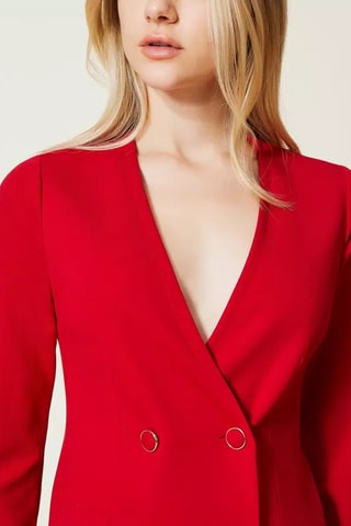 Robe chemise - Rouge
