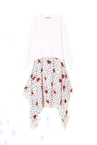 Robe trompe-l’œil - Blanc