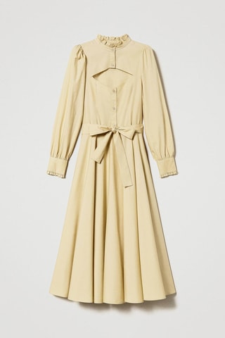 Robe midi - Beige
