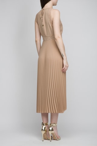 Robe midi - Beige