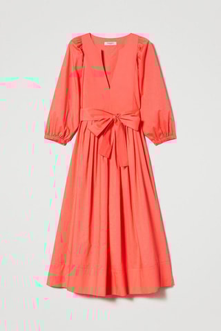 Robe midi - Corail
