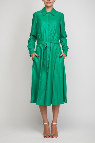 Robe midi - Vert foncé