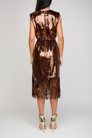 Robe droite - Marron