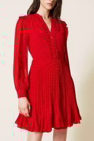 Robe midi - Rouge