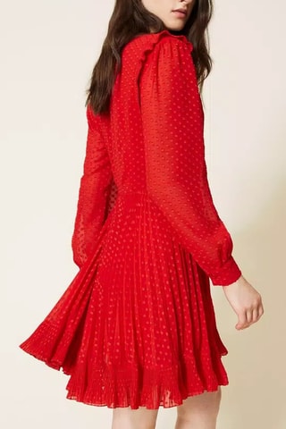 Robe midi - Rouge