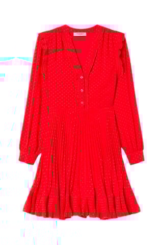 Robe midi - Rouge