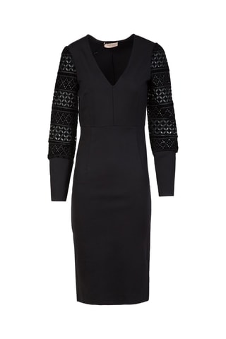 Robe fourreau - Noir