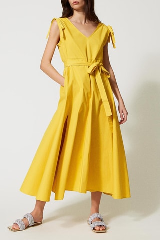 Robe midi - Jaune