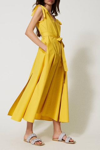 Robe midi - Jaune