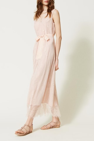 Robe en dentelle - Rose