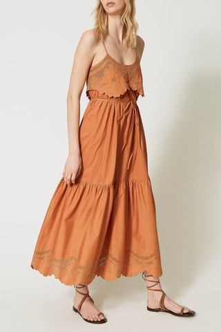 Robe longue - Marron