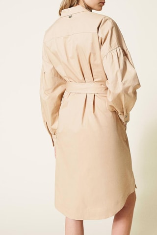 Robe chemise Beige