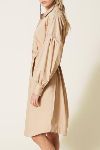 Robe chemise Beige