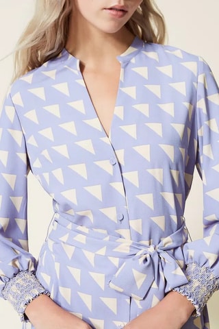 Robe chemise - Mauve