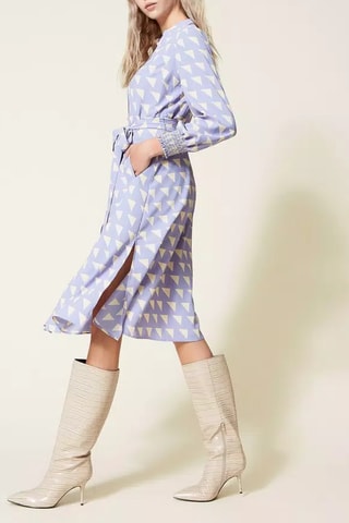 Robe chemise - Mauve