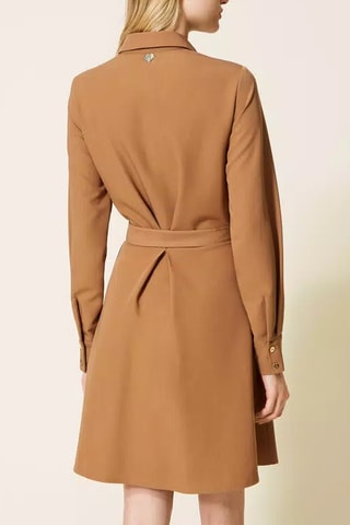 Robe chemise - Camel