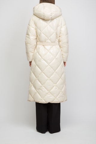Doudoune longue - Ecru