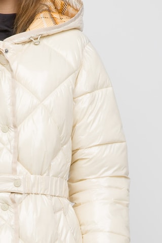 Doudoune longue - Ecru