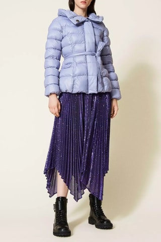 Doudoune à capuche - Violet