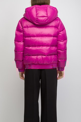 Doudoune à capuche - Fuchsia