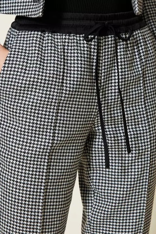 Pantalon en laine - Noir et blanc