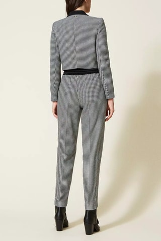 Pantalon en laine - Noir et blanc