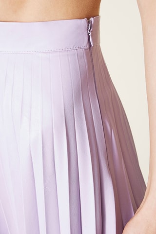 Jupe plissée Mauve