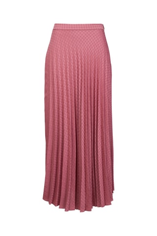 Jupe plissée taille haute - Rose