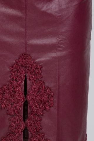 Jupe midi - Bordeaux