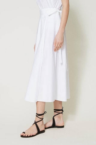 Jupe portefeuille - Blanc