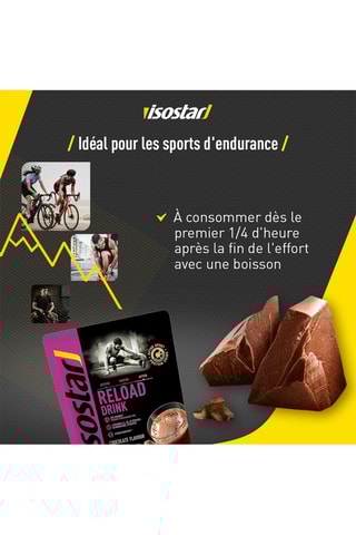Poudre after sport Reload au chocolat - 450 g