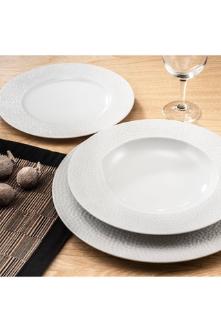 6 assiettes à dessert en porcelaine Urban - 21 cm