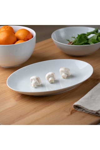 Ovale Porseleinen Serveerschaal Côme - 38 x 24 cm