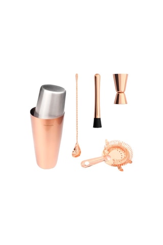 Set à cocktail en acier inoxydable Barman - 5 pièces