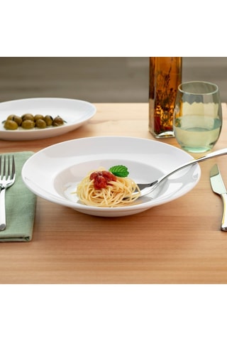 4 Porseleinen Pastaborden Trattoria - 26 cm