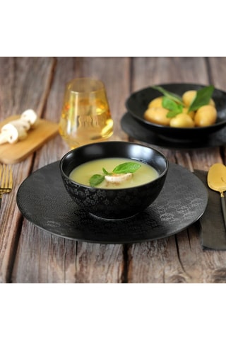 6 mugs en grès Black Japan - 28 cl