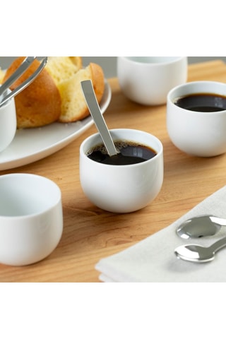 6 Porseleinen Espressokopjes Côme - 9 cl