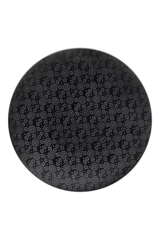 Service en grès Black Japan - 18 pièces