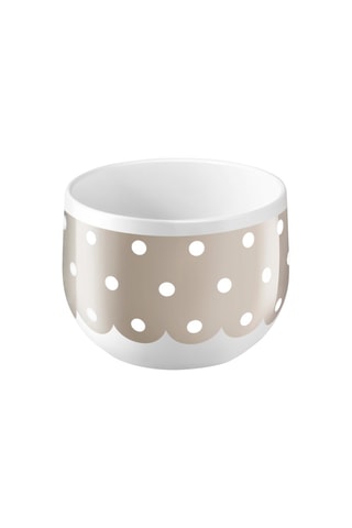 6 Porseleinen Verrines Plumetis