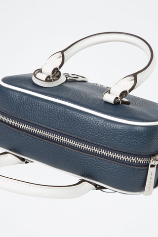 Leren Handtas - Marineblauw