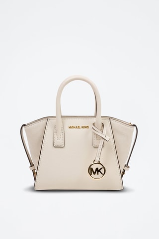 Leren Handtas Avril - Beige