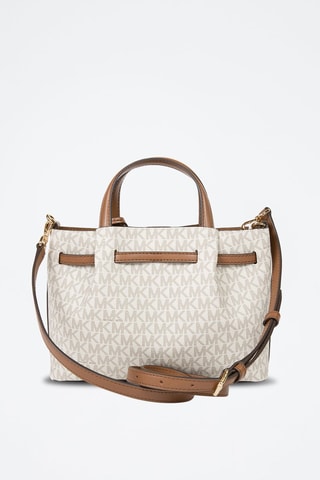 Handtas Carson - Ecru en Bruin