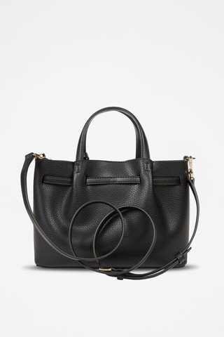 Sac à main en cuir Carson - Noir