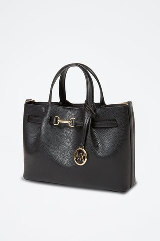 Sac à main en cuir Carson - Noir