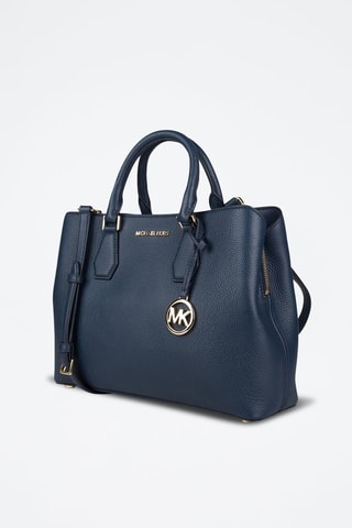 Leren Handtas - Blauw