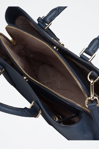 Leren Handtas - Blauw