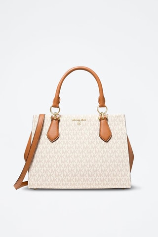 Handtas - Ecru en camel