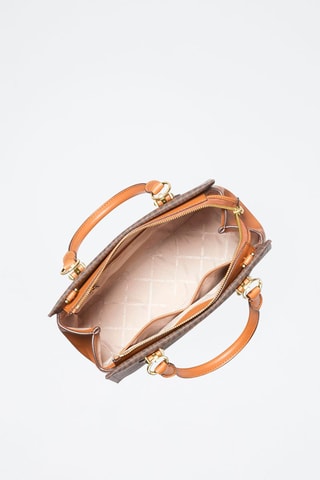 Handtas - Ecru en camel