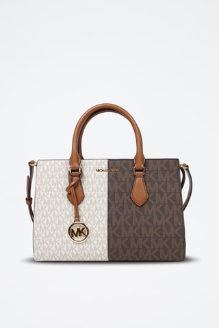 Handtas - Bruin en Ecru