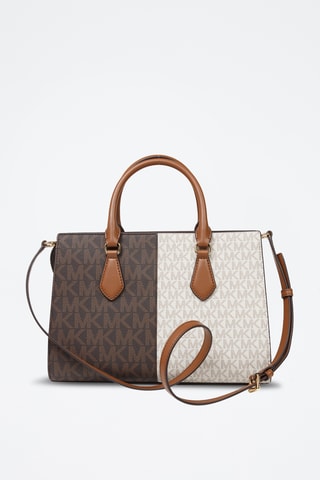 Handtas - Bruin en Ecru